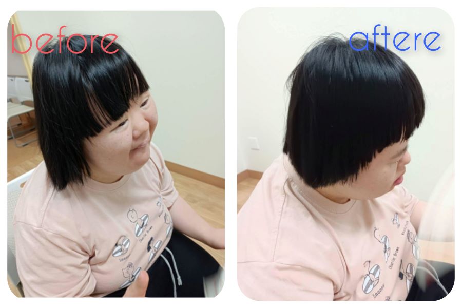 ヘアカットの写真